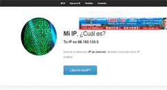 Desktop Screenshot of miip.es